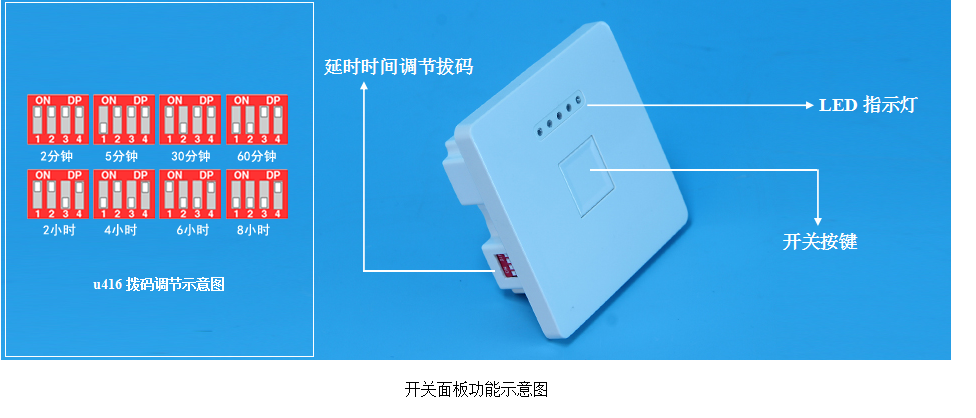 u416 WiFi大功率延时开关 产品详情图