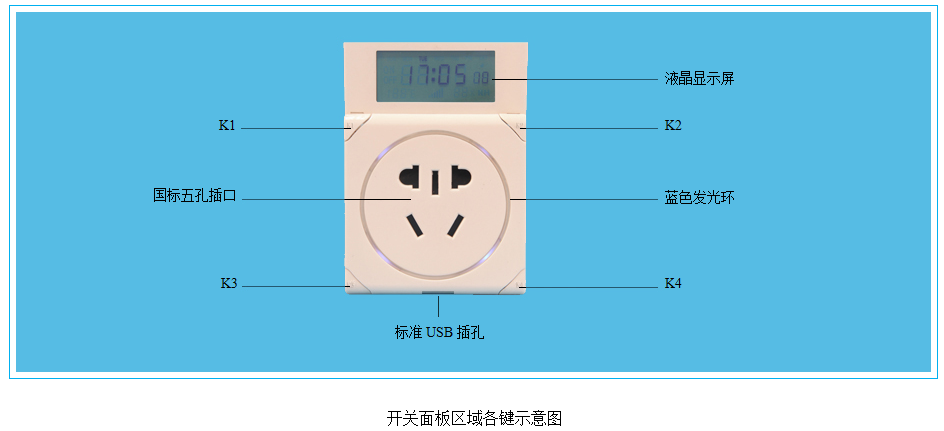 u483/u484 手机直控WiFi定时插座 产品详情图