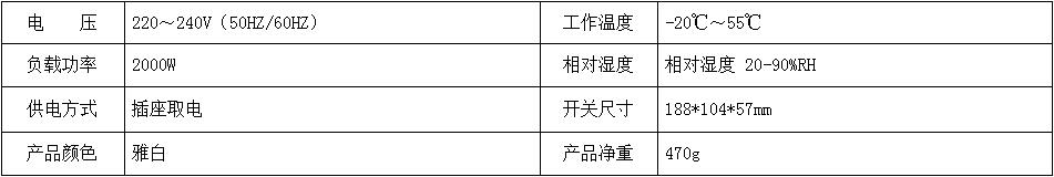 BRT-883 声控延时开关插座 产品详情图